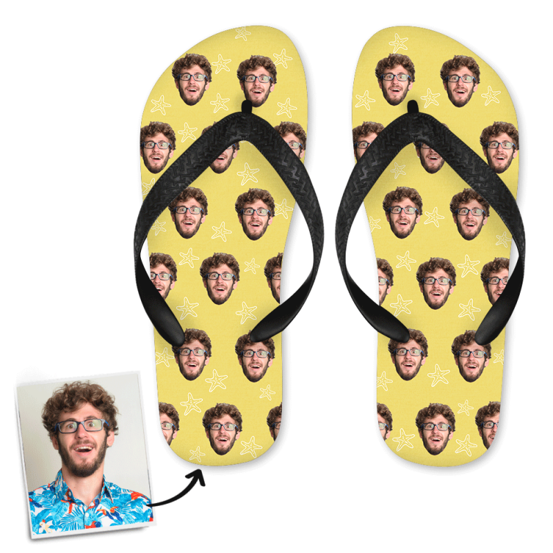 Face Flip Flop Birthday Gifts For Boyfriend – 4 Sizes