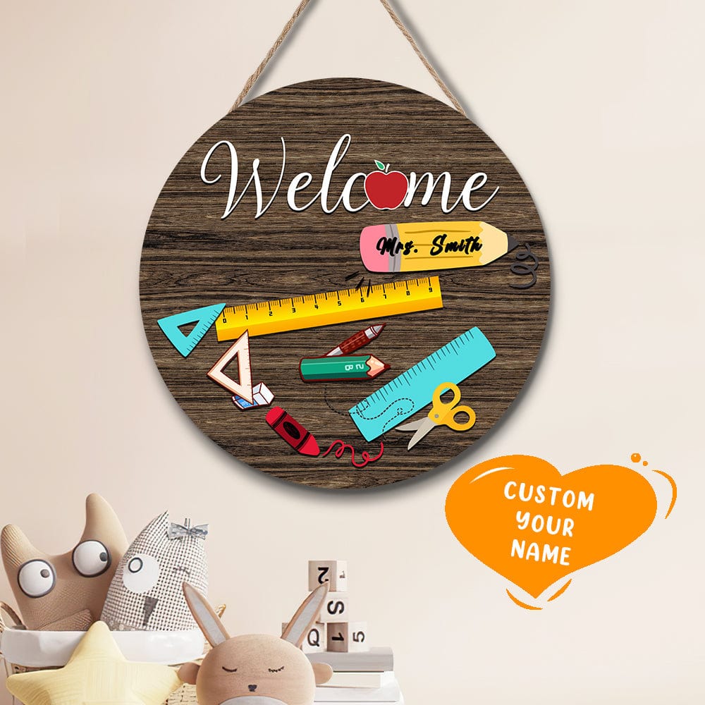 Back to School Gifts Personalized Teacher Signs for Classroom the Best Gift for Teachers - Image 2
