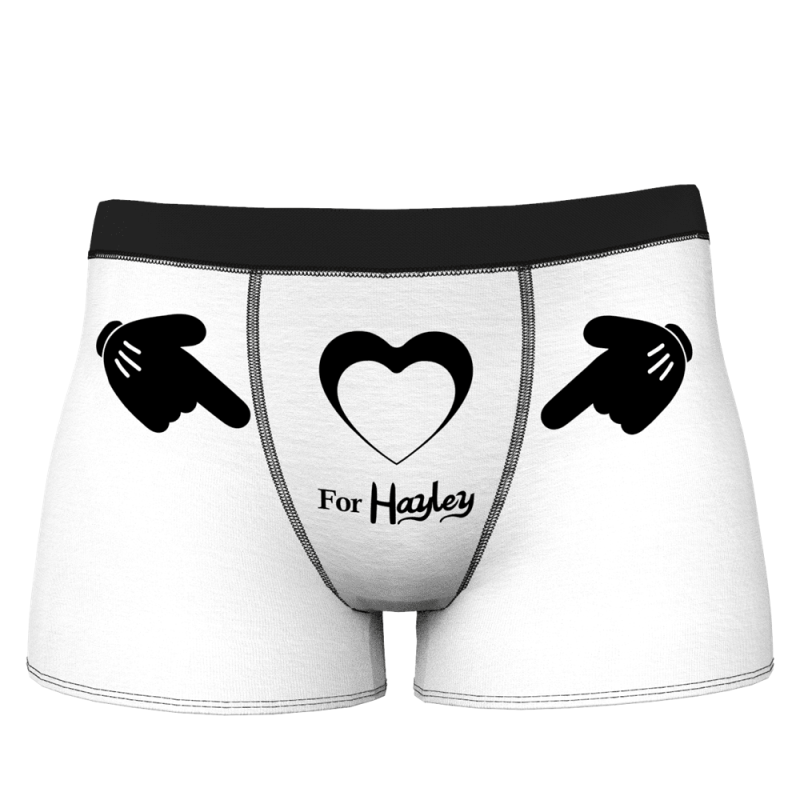 Boyfriend Gift Custom Printed Boxer Shorts