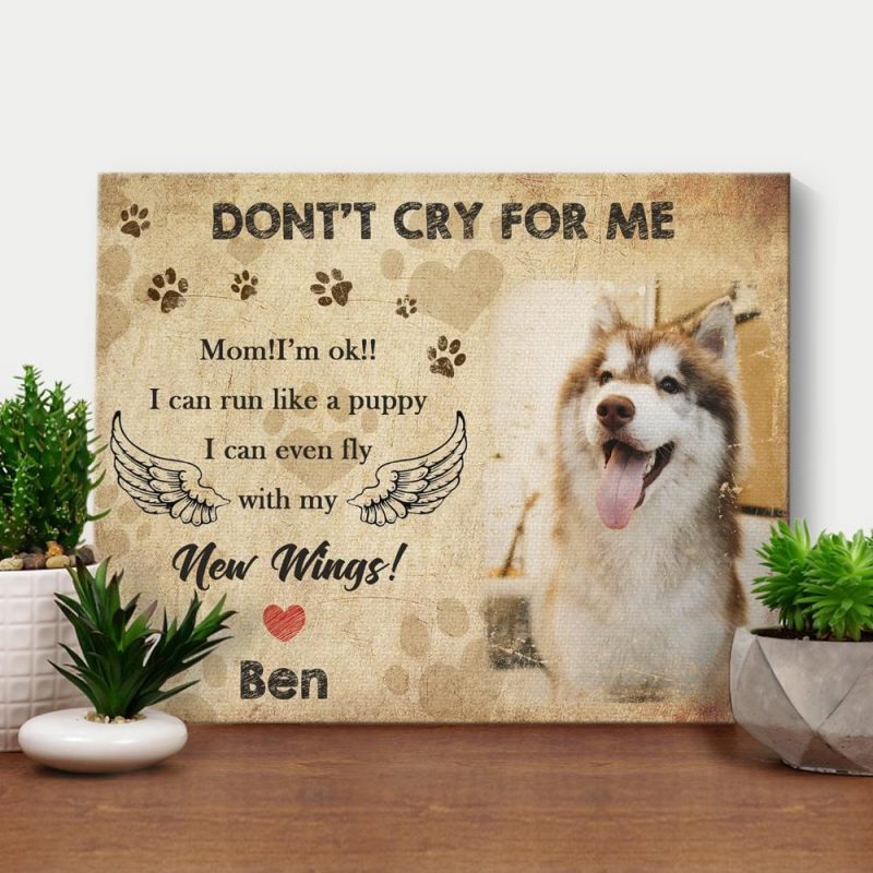 Framed Canvas Prints Memorial Gifts For Dogs