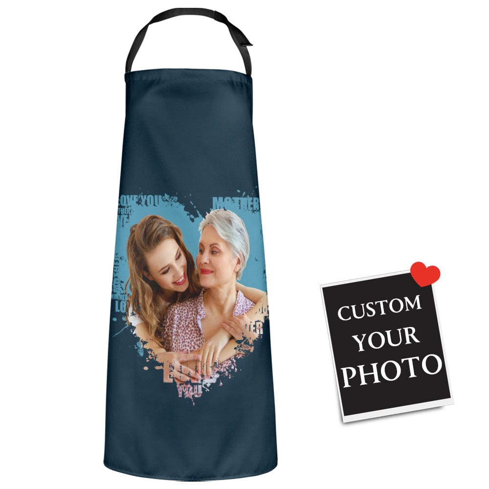 Personalized Photo Apron Birthday Gifts Custom Gift for Mom