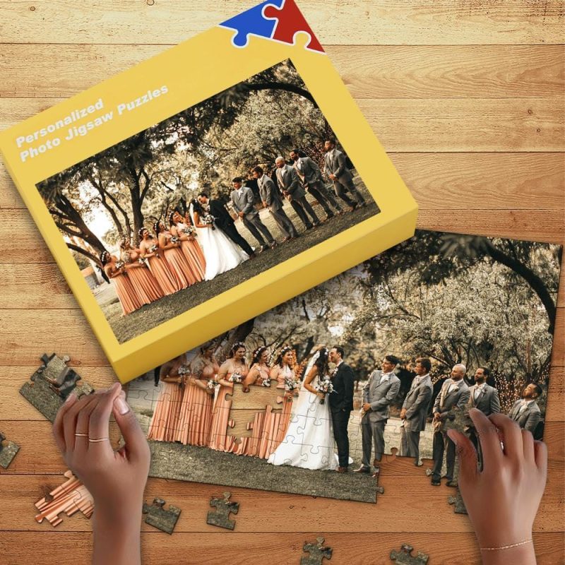 Personalized Jigsaw Puzzle Wedding Anniversary Gift