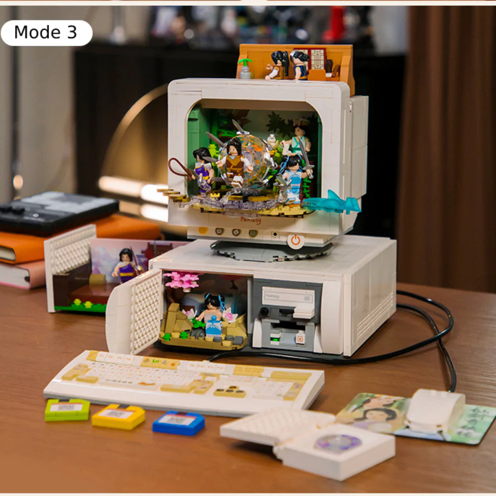 Pantasy Legend of Sword and Fairy Building Blocks Retro Computer Building Sets for Adults - Image 5