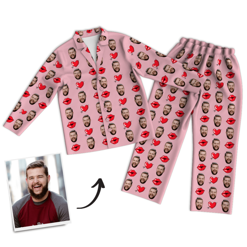 Mother’s Day Pajamas Custom Face Pajama Set Anniversary Gifts
