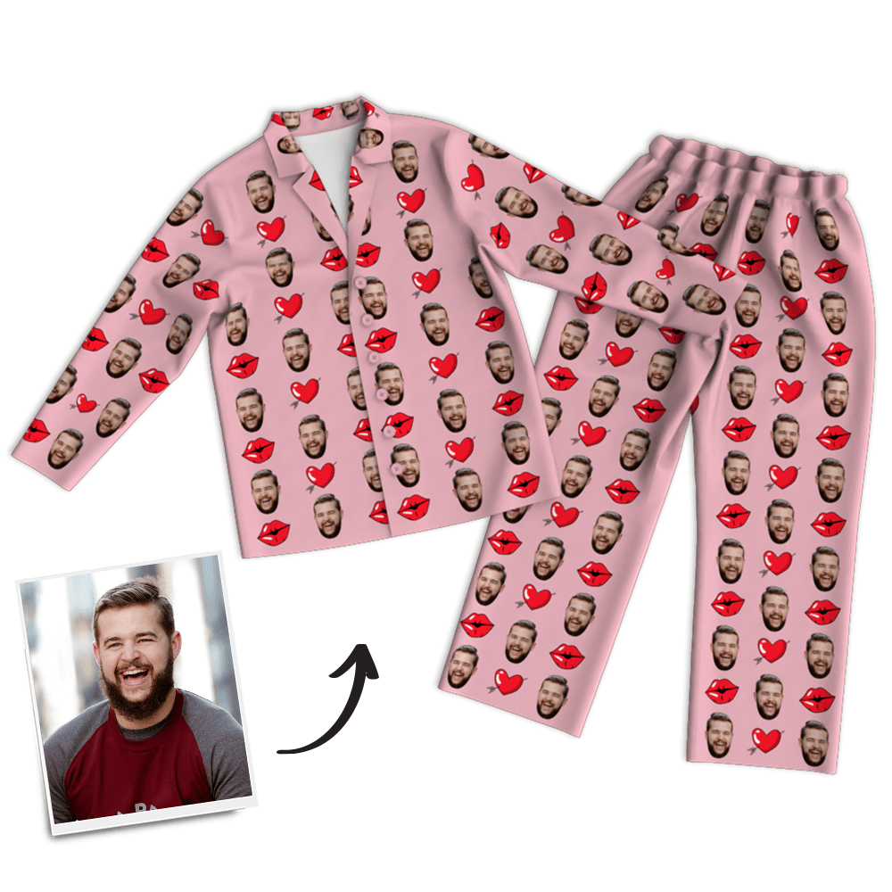Mother's Day Pajamas Custom Face Pajama Set Anniversary Gifts