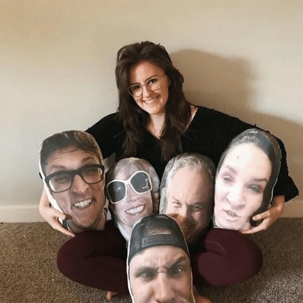 Face Pillow 3D Portrait Pillow Graduation Gifts-Bigmouth - Image 2