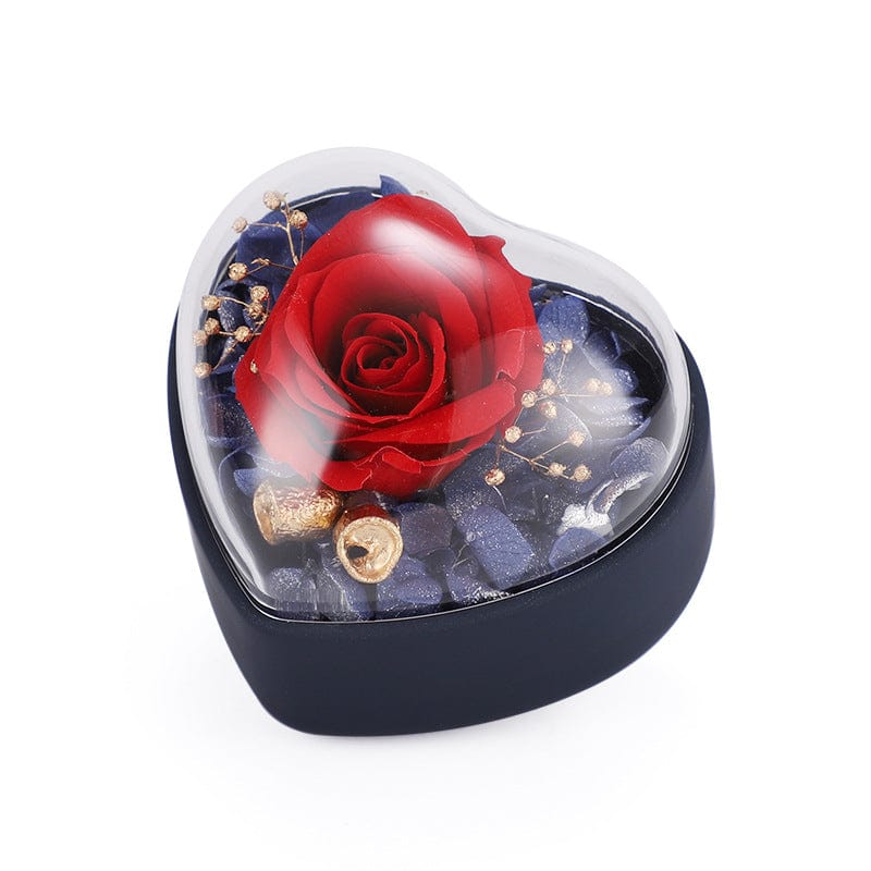 Ring Box A Ring Box of Two Roses in Different Colors for Her Present