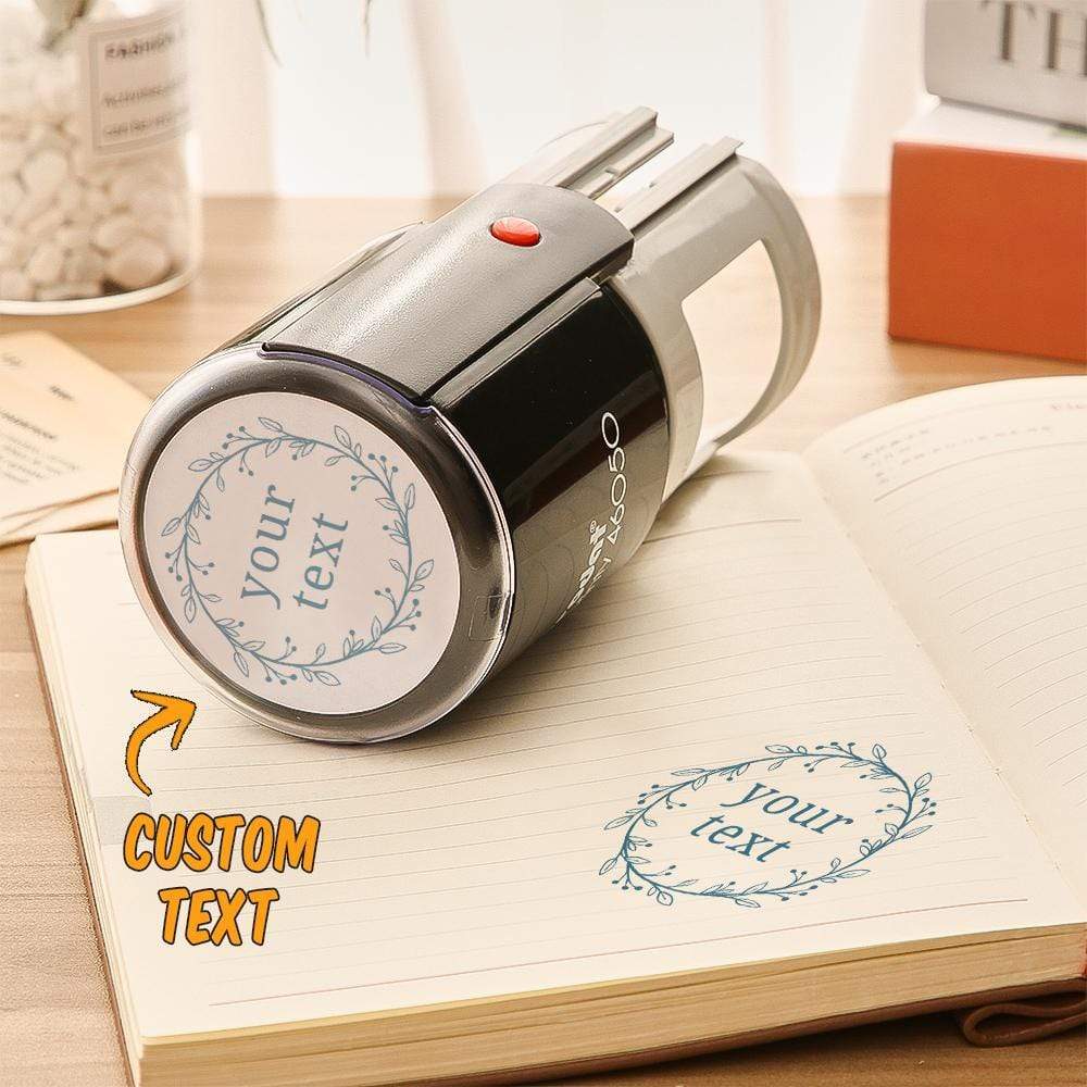 Teacher Stamp Custom Stamp With Vine Border Self Inking Stamp Teacher Gifts 5 Colors - Image 4