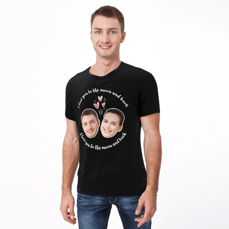 Faces T-shirt Boyfriend Gift Anniversary Gifts