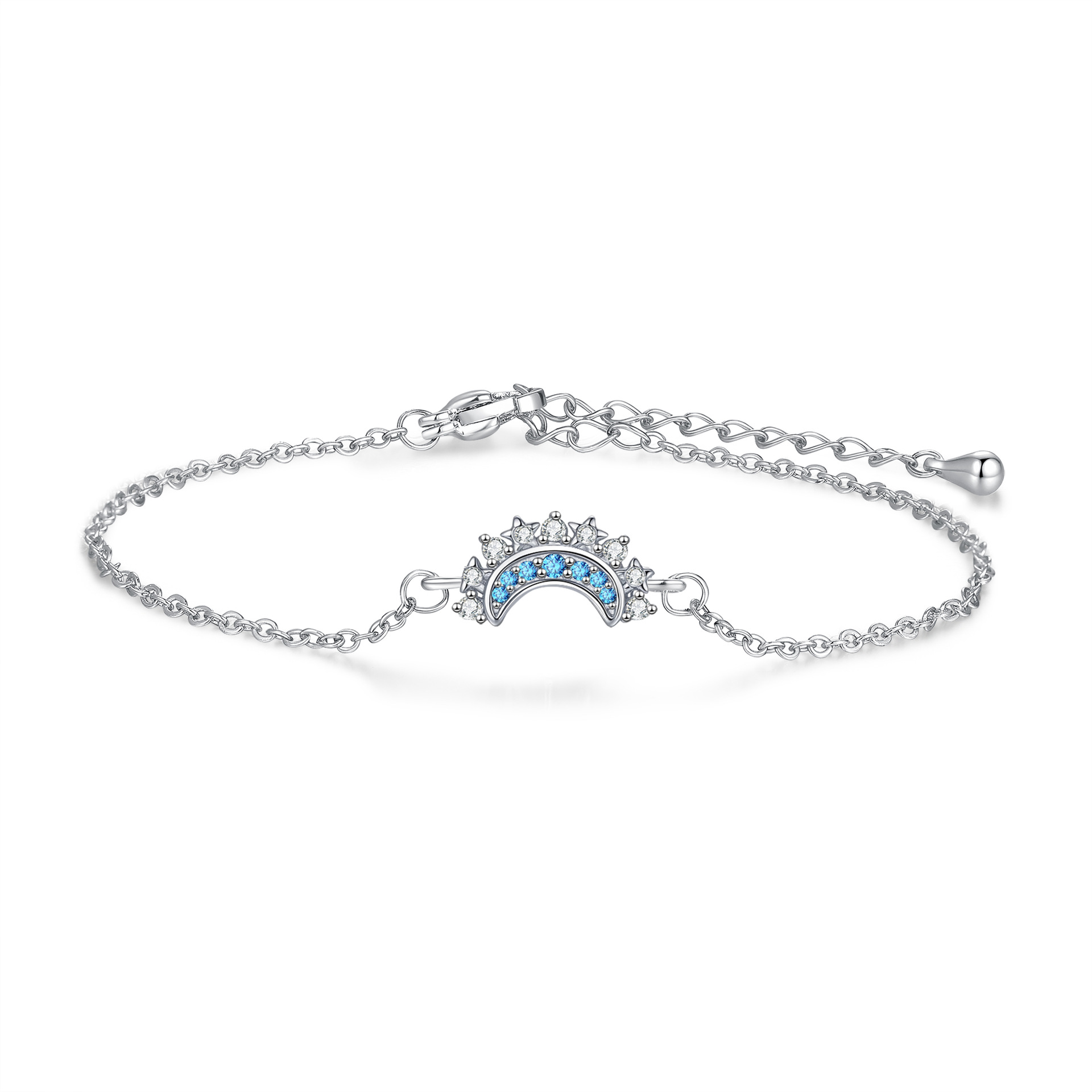 Moon and Sun Diamond Couple Bracelets Magnetic Bracelet Set - Image 3