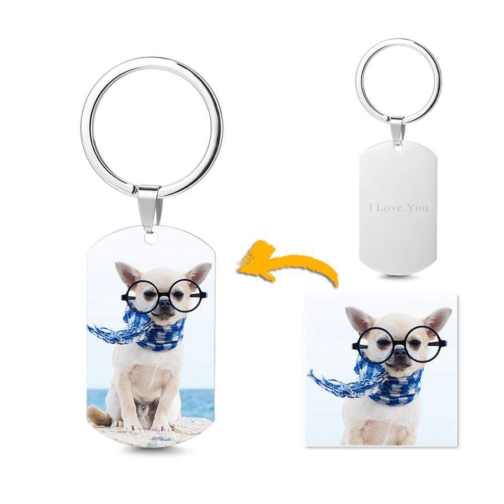 Father's Day Keychain Father's Day Gifts Photo Keychain Gift For Him - Image 2