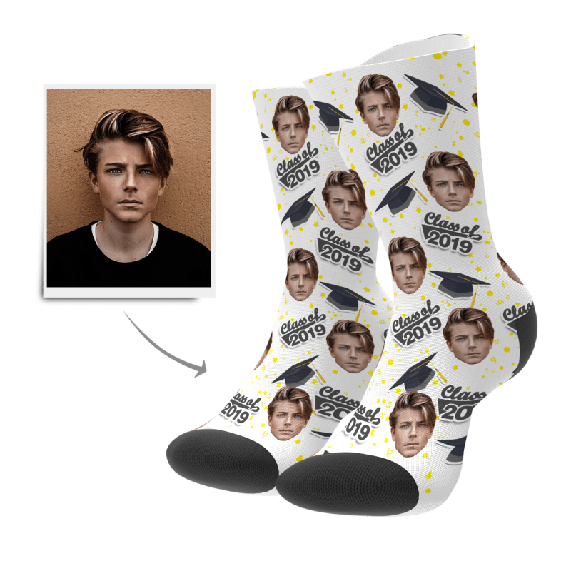 Graduation Socks Gifts Custom Graduation Memorial Gifts