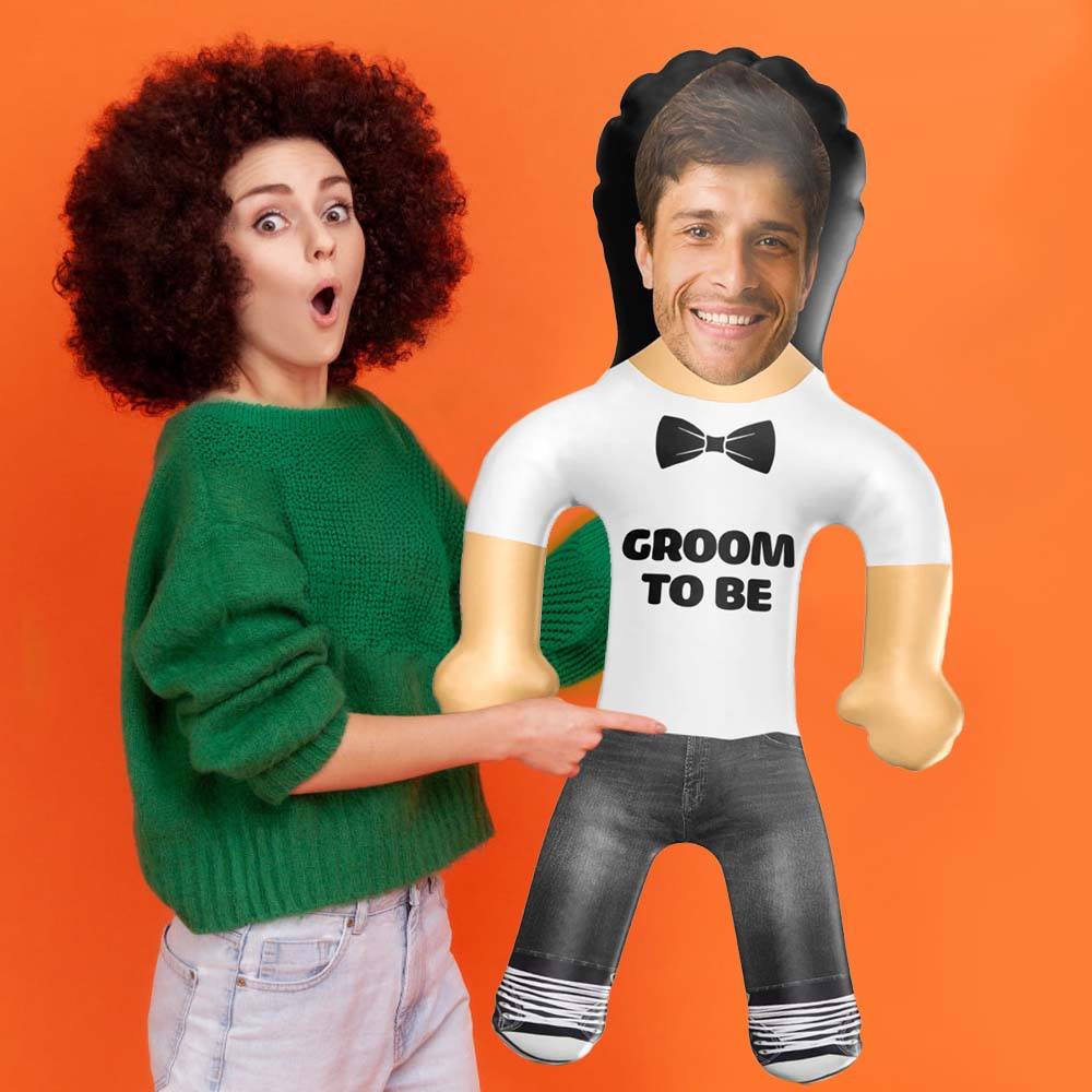 Personalized Groom to Be Blow Up Dolls Custom Funny Inflatable Doll for Wedding Gift