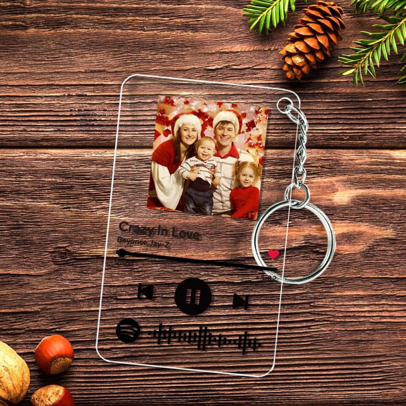 Spotify Art Glass Album Cover Custom Music Plaque Christmas Gift For Couple