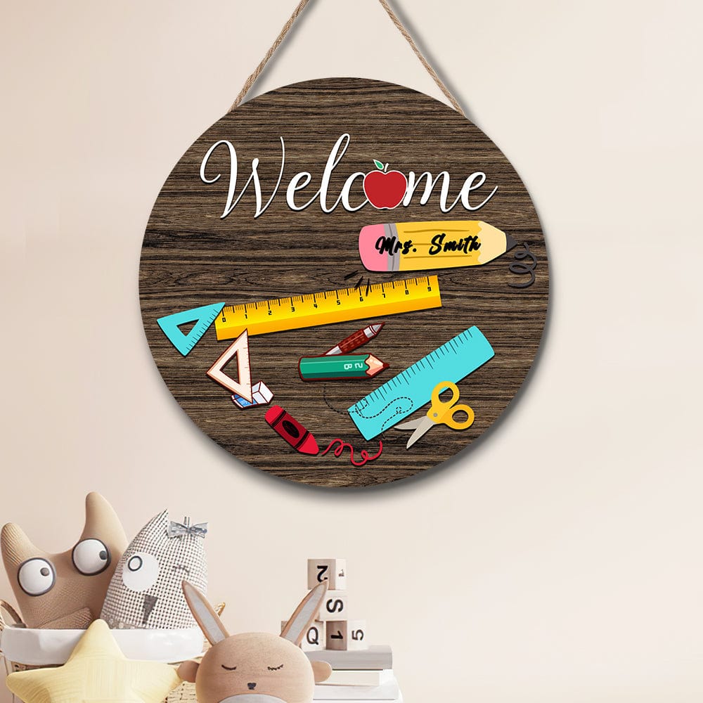 Back to School Gifts Personalized Teacher Signs for Classroom the Best Gift for Teachers
