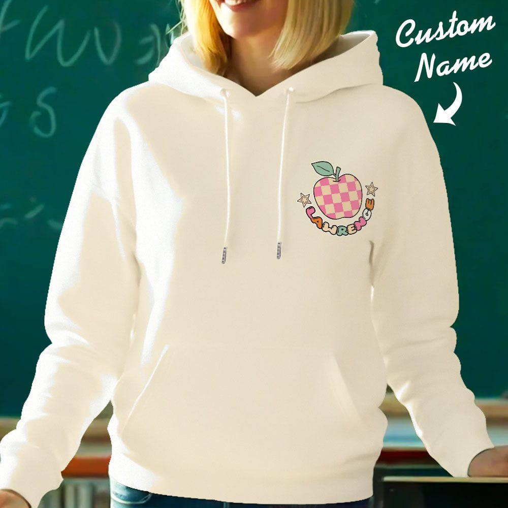 Personalized In My Teacher Era Hooded Sweatshirt Teacher Custom Name Hooded Sweatshirt Back to School Gifts - Image 5