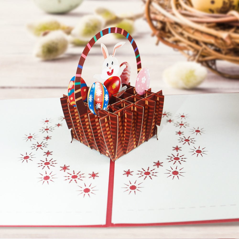 Easter Bunny 3D Pop Up Card Easter Greeting Card Gifts for Kids - Image 2