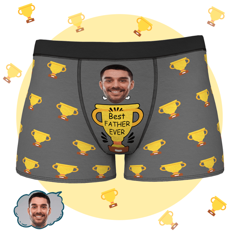 Customize Boxers Personalised Underwear With Dad’s Face