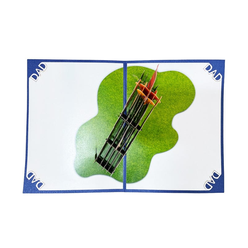Father's Day Card 3D Pop Up Card Super Dad Greeting Card for Him - Image 2