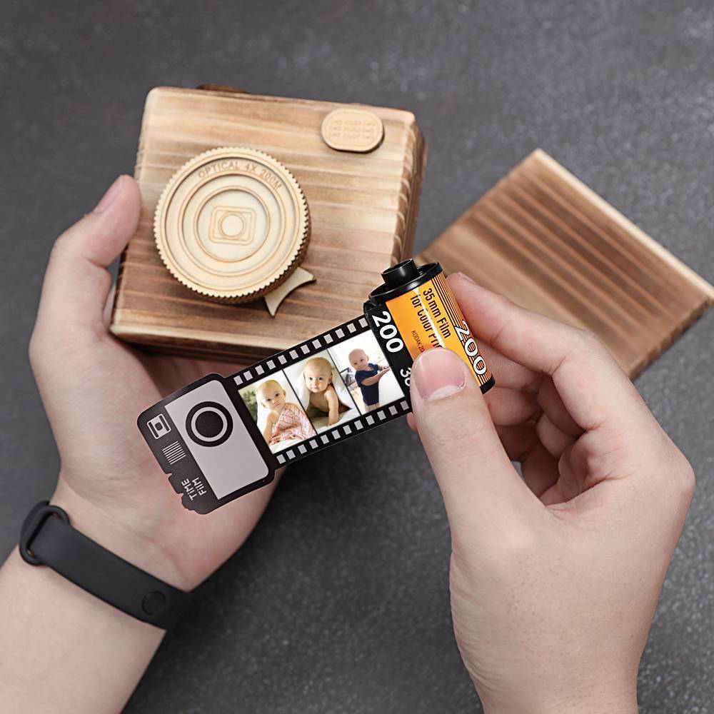 Personalized Multiphoto Colorful Camera Roll Home Decoration - Father's Day Gifts - Image 2
