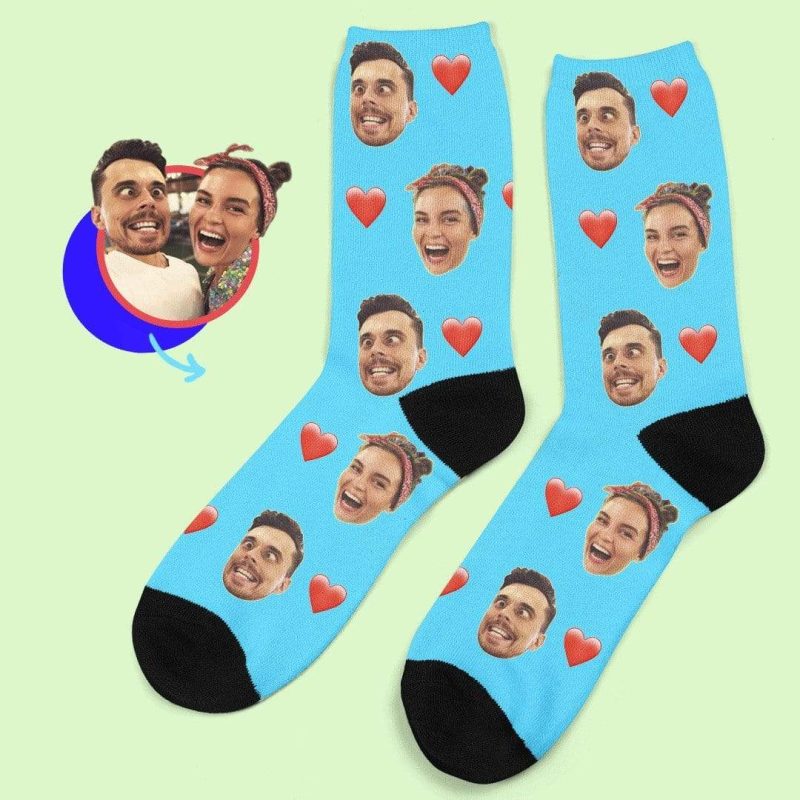 Custom Photo Socks Personalized Face Socks for Wedding Gifts