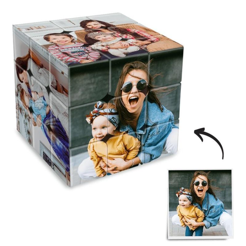 Family Memorial Gifts Picture Rubic’s Cube