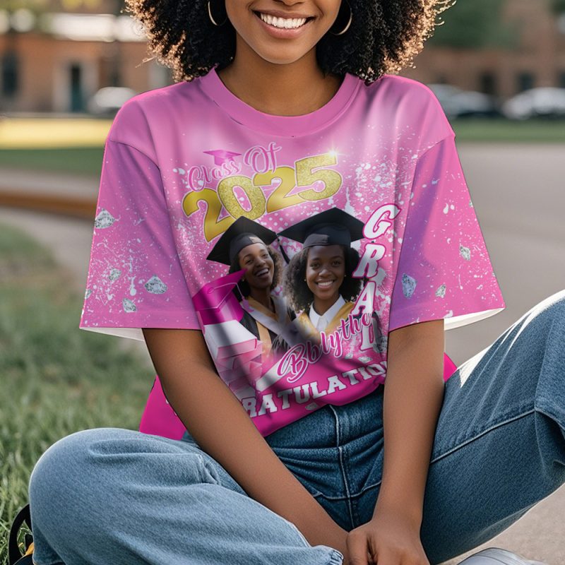 Custom Photo T-shirt Design Your Own Shirt Graduation Gift