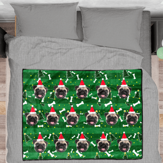 Personalized Blanket Custom Blanket – Christmas Tree