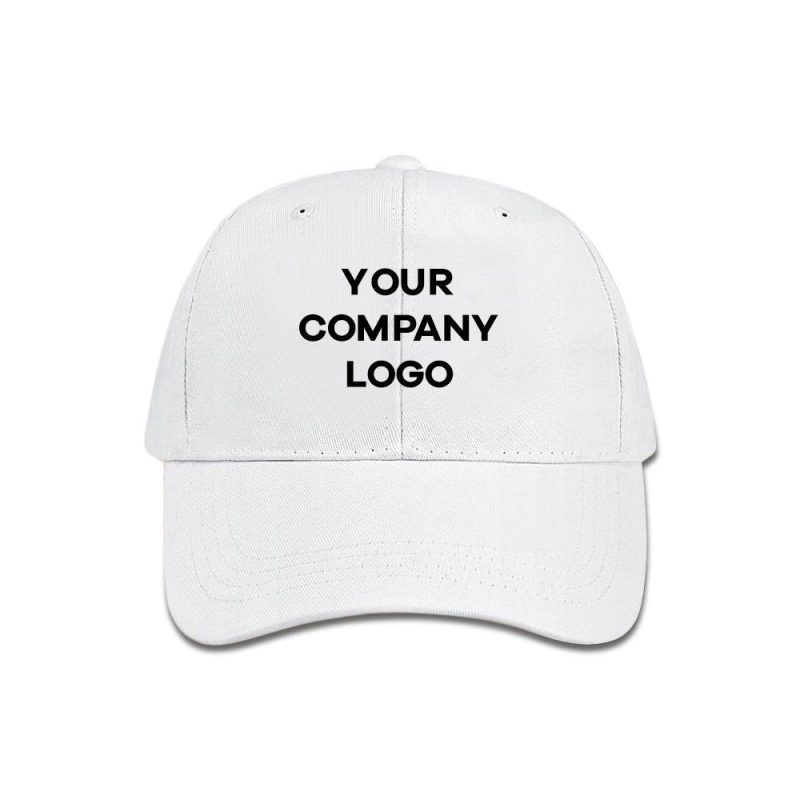 Business Gift Custom Baseball Cap – White
