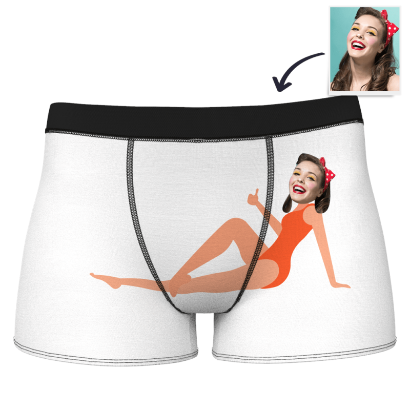 Custom Boxer Shorts -Girlfriends Sexy Swimsuit