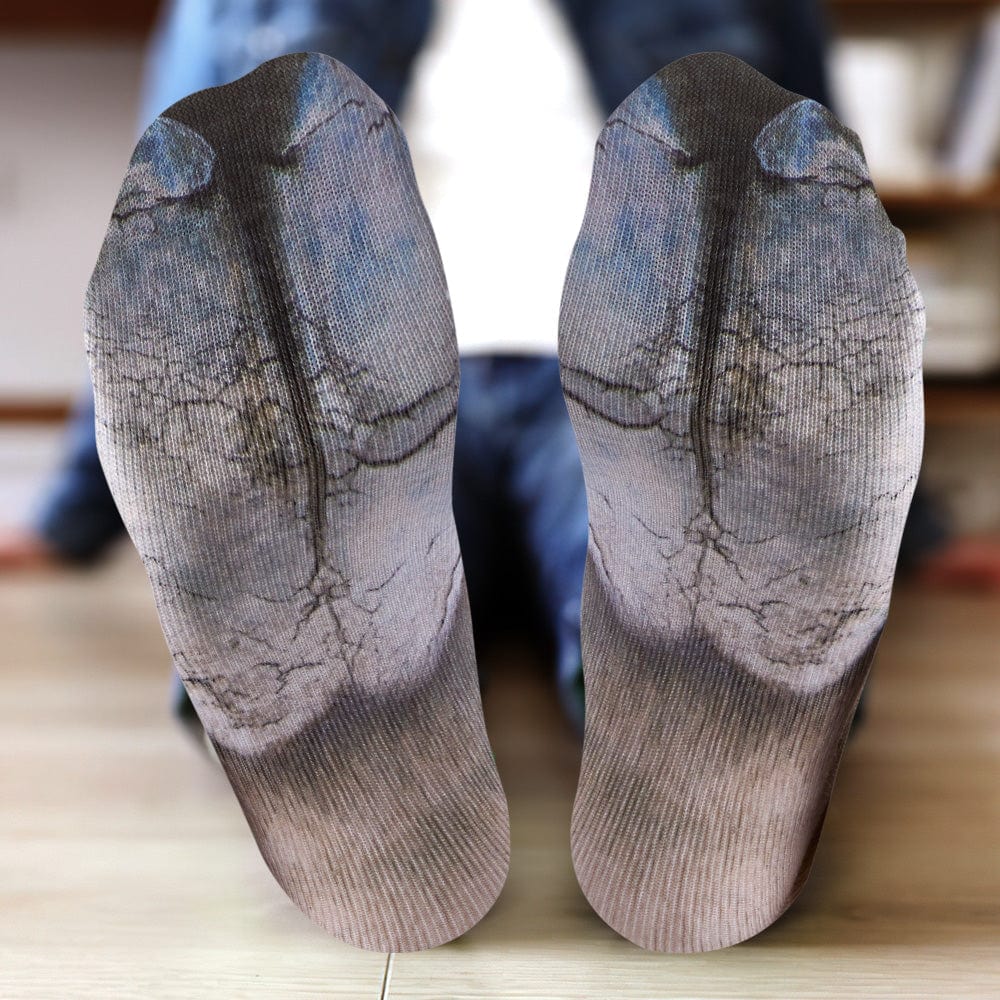 Funny 3D Print Animal Socks Feet Socks Funny Socks Gifts - Camel Feet - Image 2
