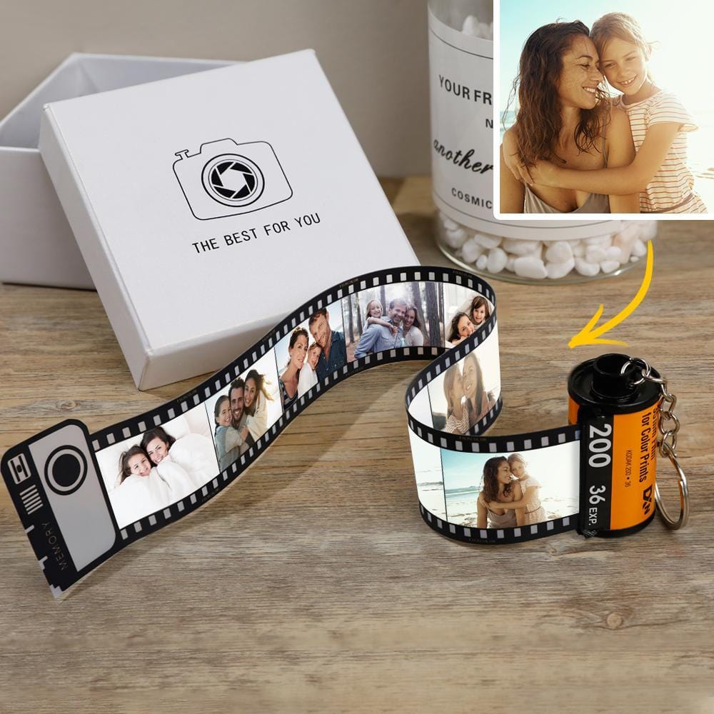 Custom Camera Film Roll Keychain Customized Gifts For Family - Image 2