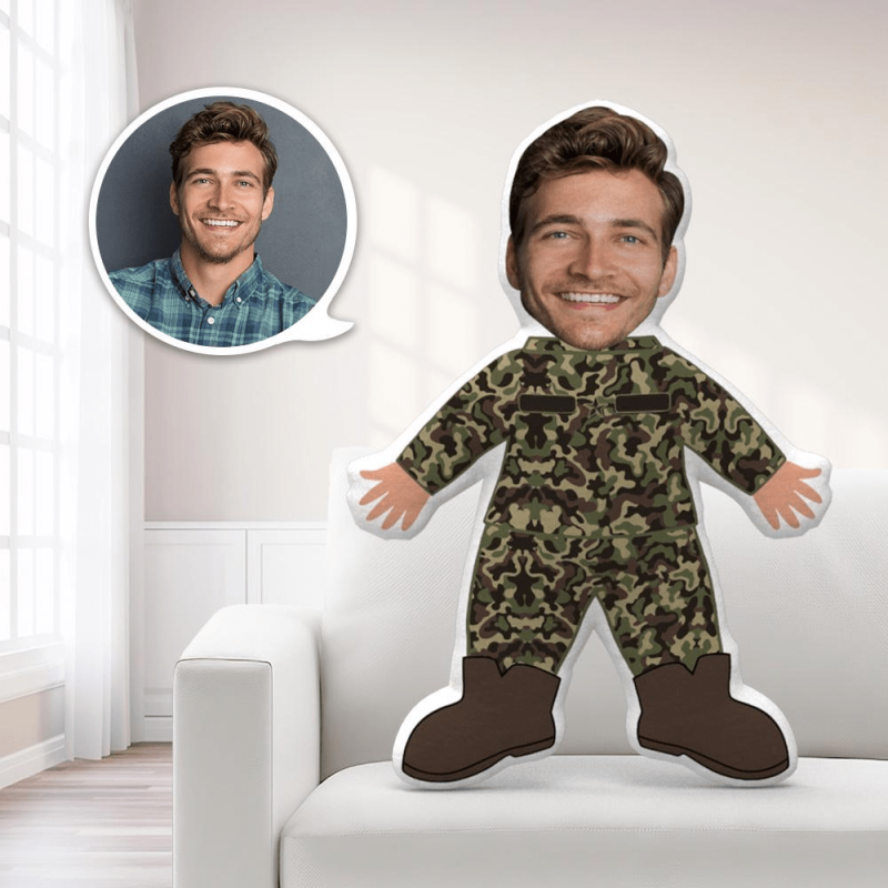 Face Pillows Personalized PillowsStuffed Toy With Your Face Marine Veterans Airforce Boby Pillow Gag Gifts Funny Teacher Gifts