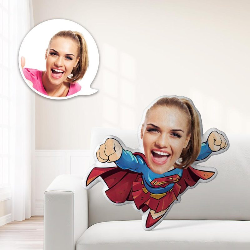 Custom Minime Dolls Custom Pillows Superhero Costume Gifts for Her
