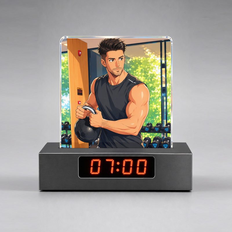 Custom Sports Themed Alarm Clock With Music Unique Vintage Gift for Sports Enthusiasts