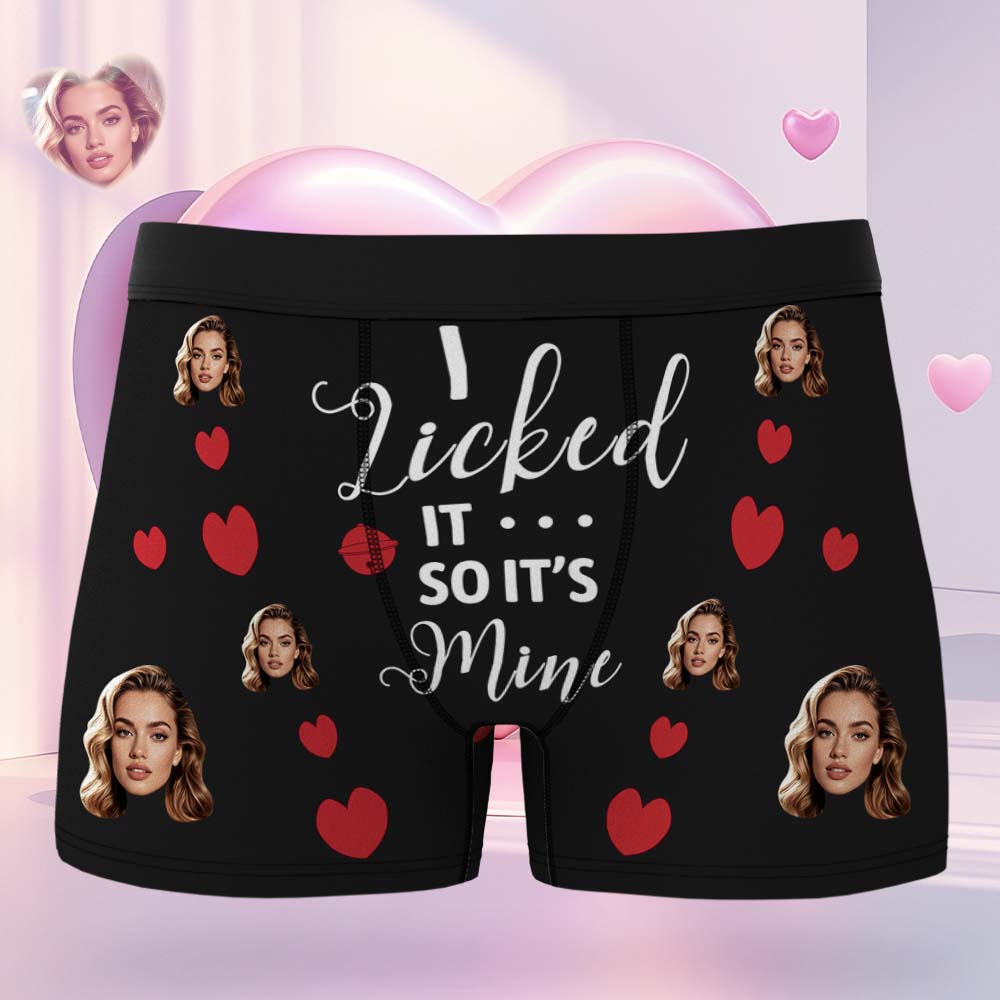 Valentine's Day Gift For Him Custom Face Boxer Personalized Underwear Unique Gift - 6 Colors