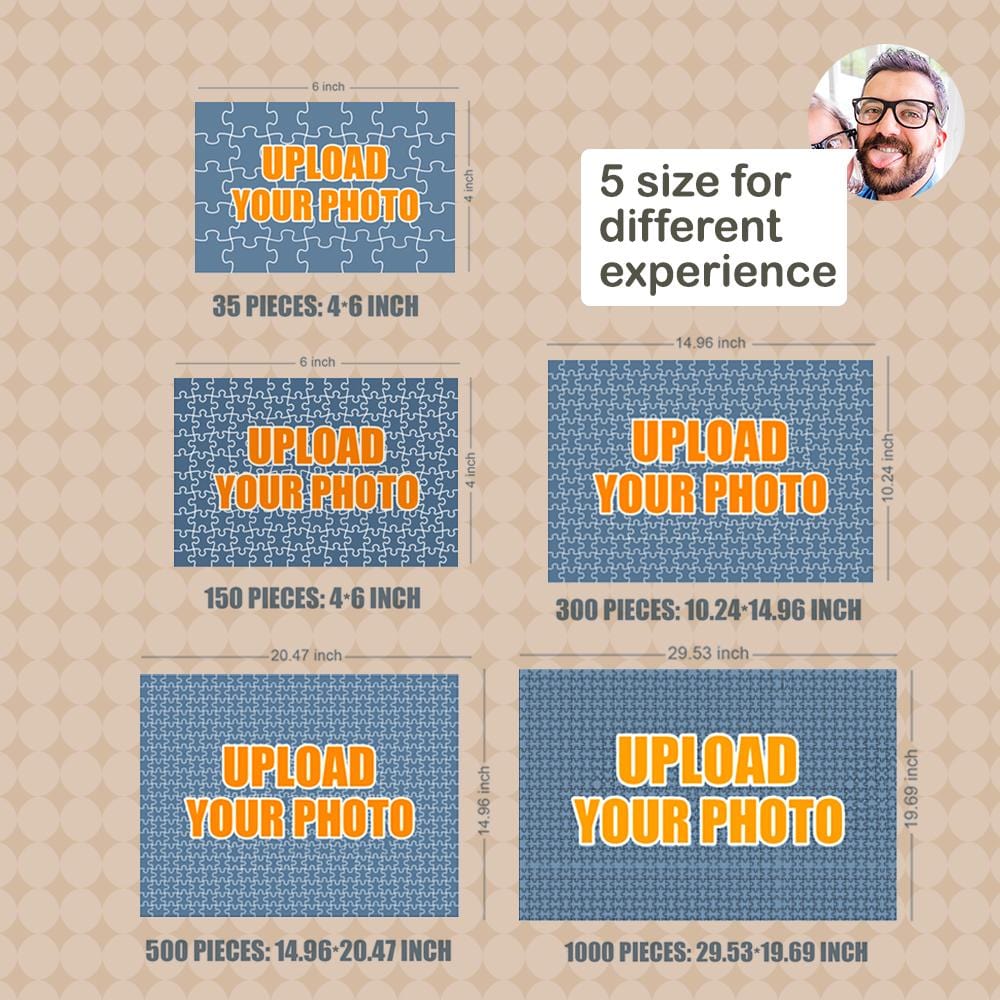 Father's Day Puzzle Personalized Picture Jigsaw Puzzle 1000 Pieces Father's Day Gift - Image 4