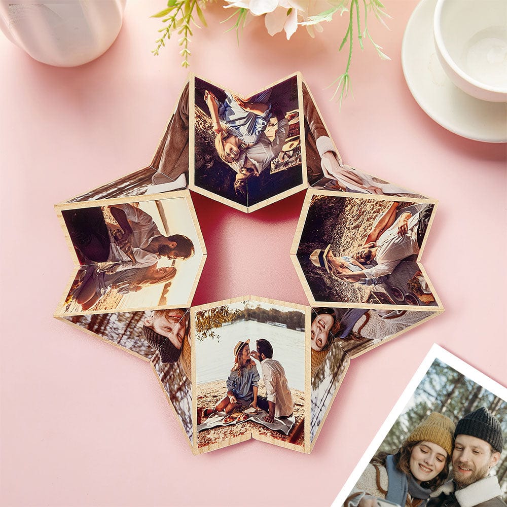 Custom Multiphoto Photo Cube Personalized Home Ornament Photo Cube - Image 3