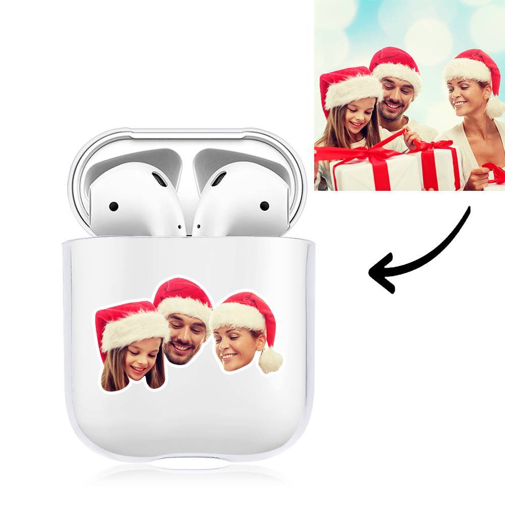 Custom Photo Earphone Case for AirPods Happy Family Transparent - Avatar