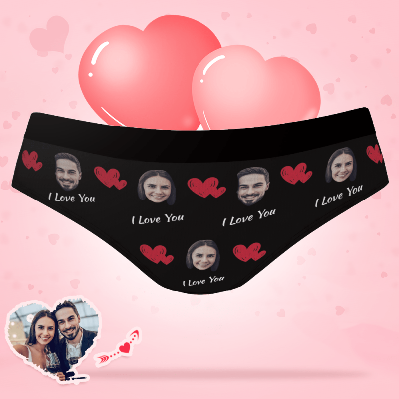 Face Panties Gift For Girlfriend Custom Underwear Custom Valentines Day Gifts