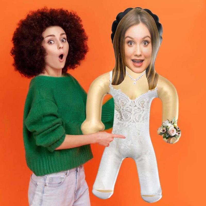 Personalized Bride Blow Up Dolls Unique Gifts for Wedding Bachelorette Party