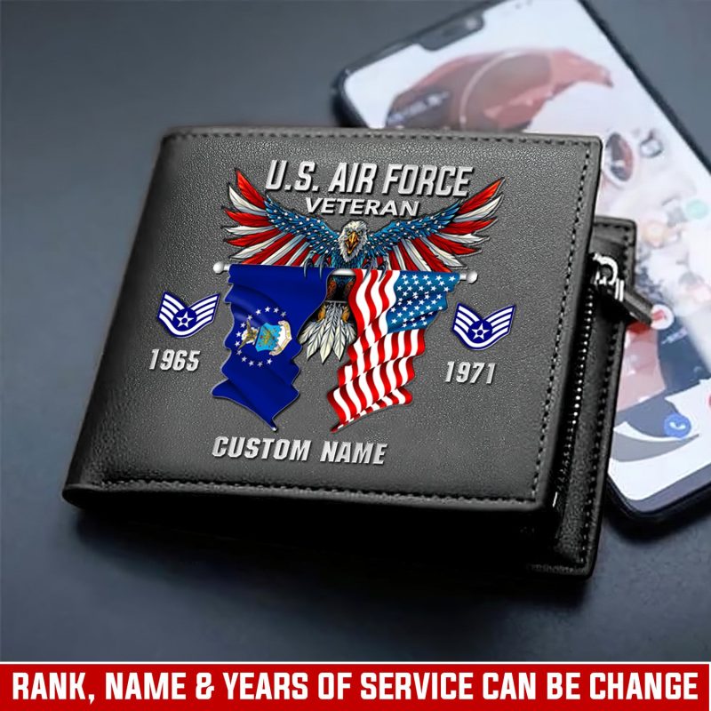 U.S. Air Force Custom Men’s Wallet for Veteran
