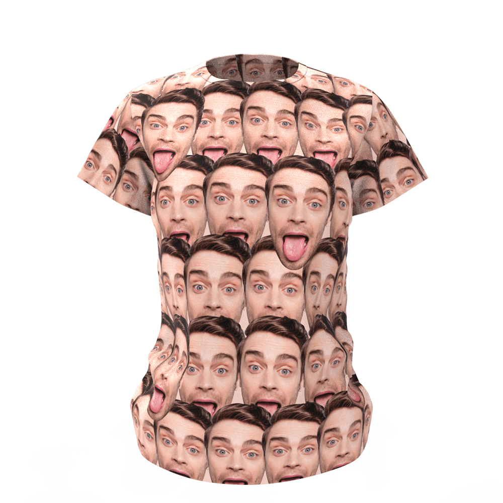 Face T-shirt Custom Shirt Gift For Her Birthday Gift Anniversary Gifts - Image 2