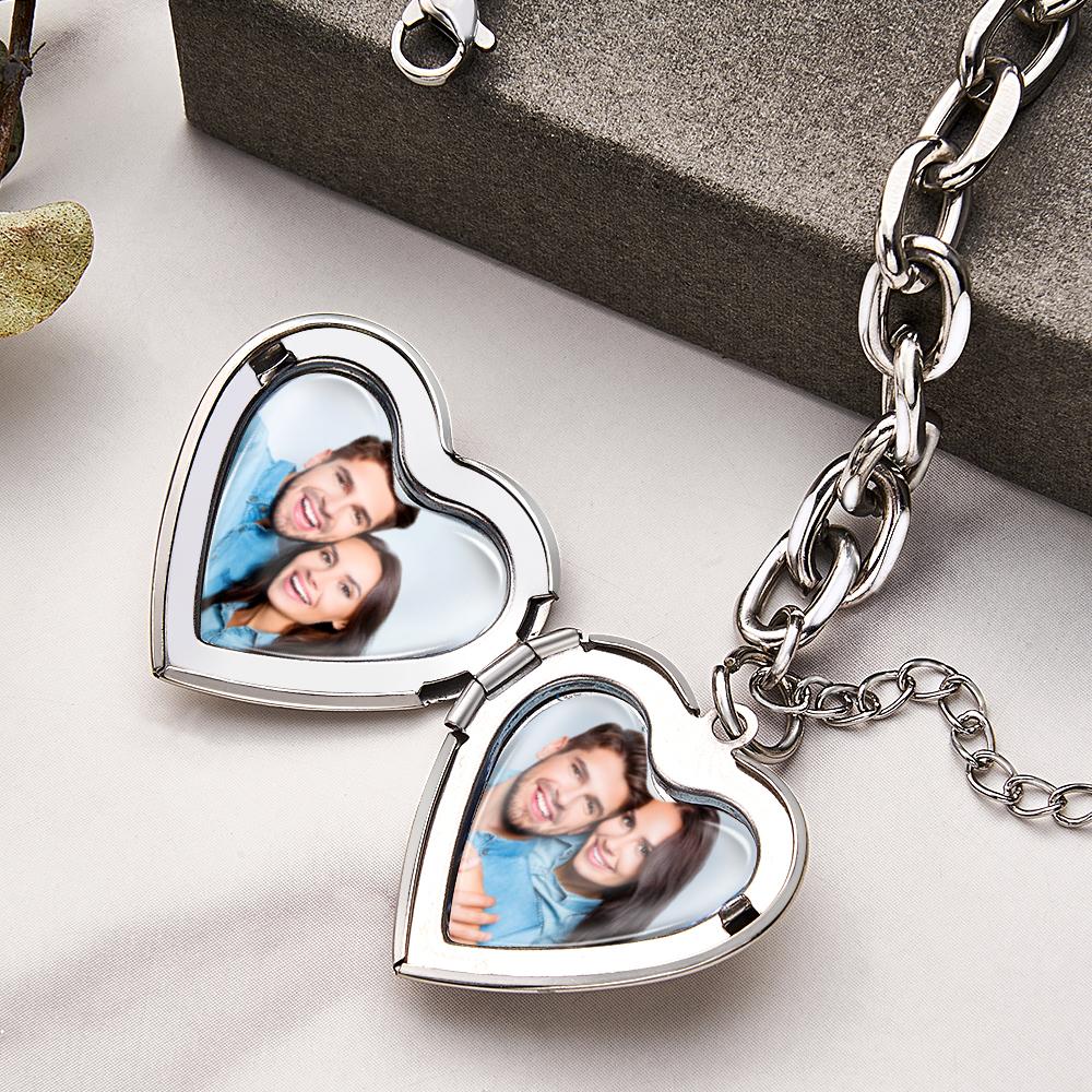 Custom Necklace for Labu Personalized Heart Locket Necklace Vintage Adjustable Link Necklace Gifts Monster Doll Necklace - Image 4