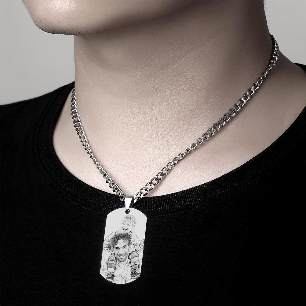 Spotify Necklace Custom Engrave Music Code Necklace Photo Necklace Gift For Girlfriend - Image 2