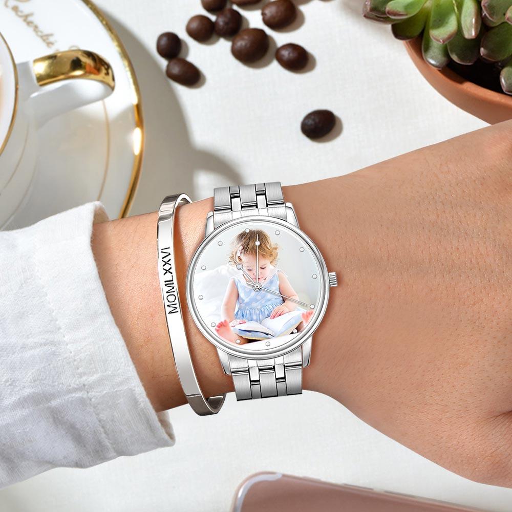 Father's Day Watch Photo Watch Gift For Husband - Image 3