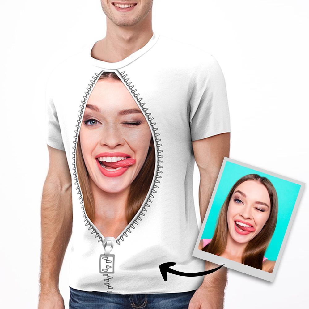 Girlfriend Face T-shirt Gift Custom Faces T-shirt