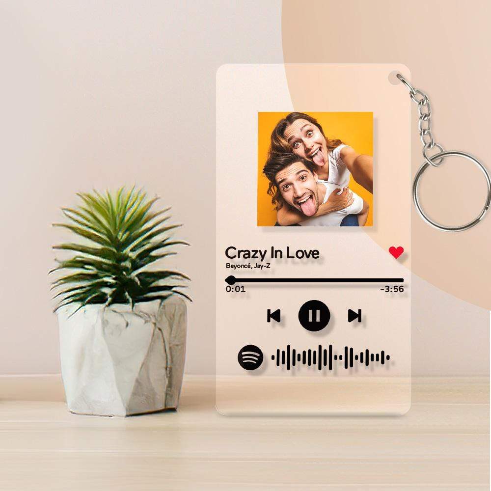Father's Day Keychain Father's Day Gift Spotify Plaque Keychain Gift For Dad - Image 2