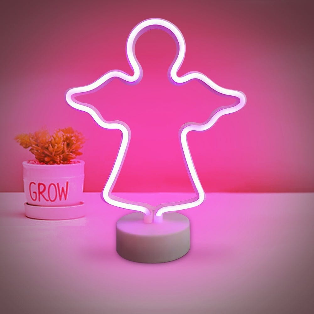Neon Led Lights Angel Shape Valentine‘s Day Gift For Lover