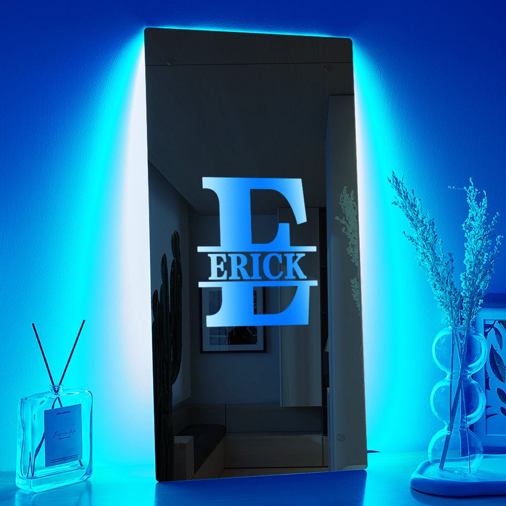 Custom Letter Wall Mirror Light Monogram Family Gift - Image 2